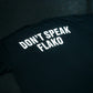 Camiseta Oversize “IRONS” Don’t Speak Flako