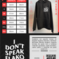 Sudadera Sin Capucha "I DON'T SPEAK FLAKO"