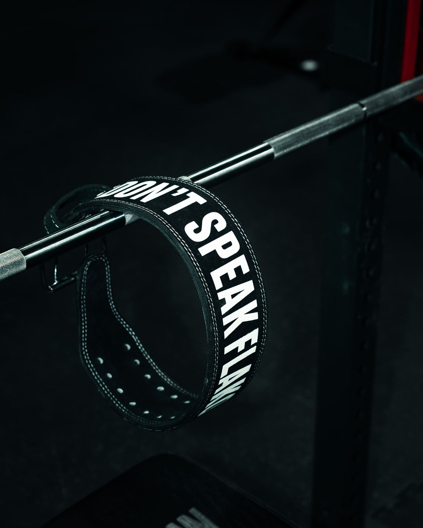 CINTURÓN POWERLIFTING "DON´T SPEAK FLAKO"