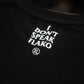 Camiseta clásica "I DON'T SPEAK FLAKO" color negro