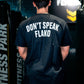 Camiseta Oversize “IRONS” Don’t Speak Flako