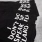 Camiseta POWER "I DON'T SPEAK FLAKO" color negro