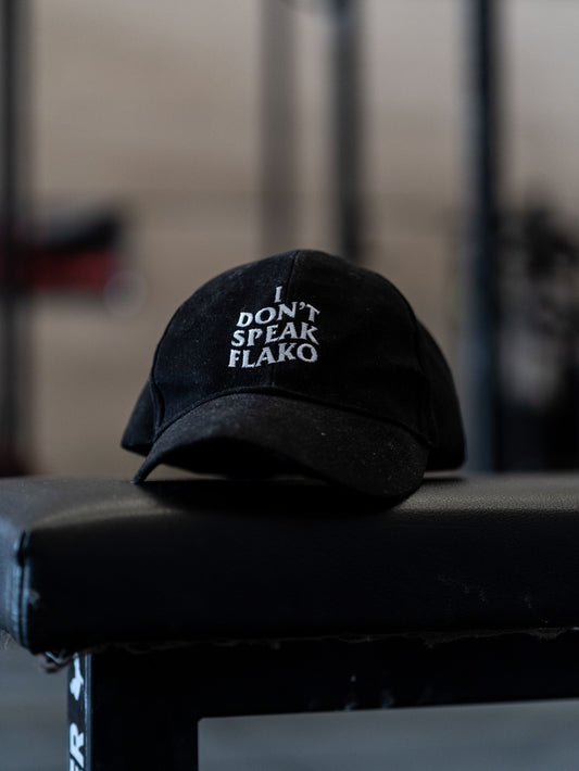 Gorra bordada "I DON'T SPEAK FLAKO"